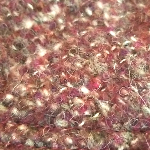 HELEN KAMINSKI Woven Wool Cotton Alpaca Multi Flecks Wine Floppy Adjustable HAT - Picture 5 of 12